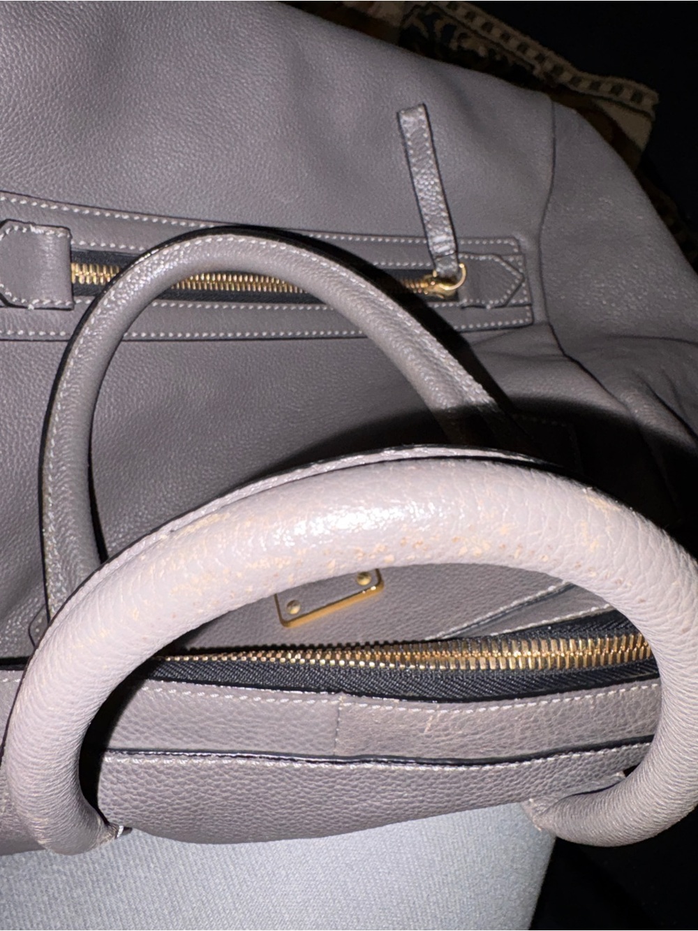 Mcm Gray Women's Top-Handle Satchel Bag with crossbody strap - Picture 6 of 16